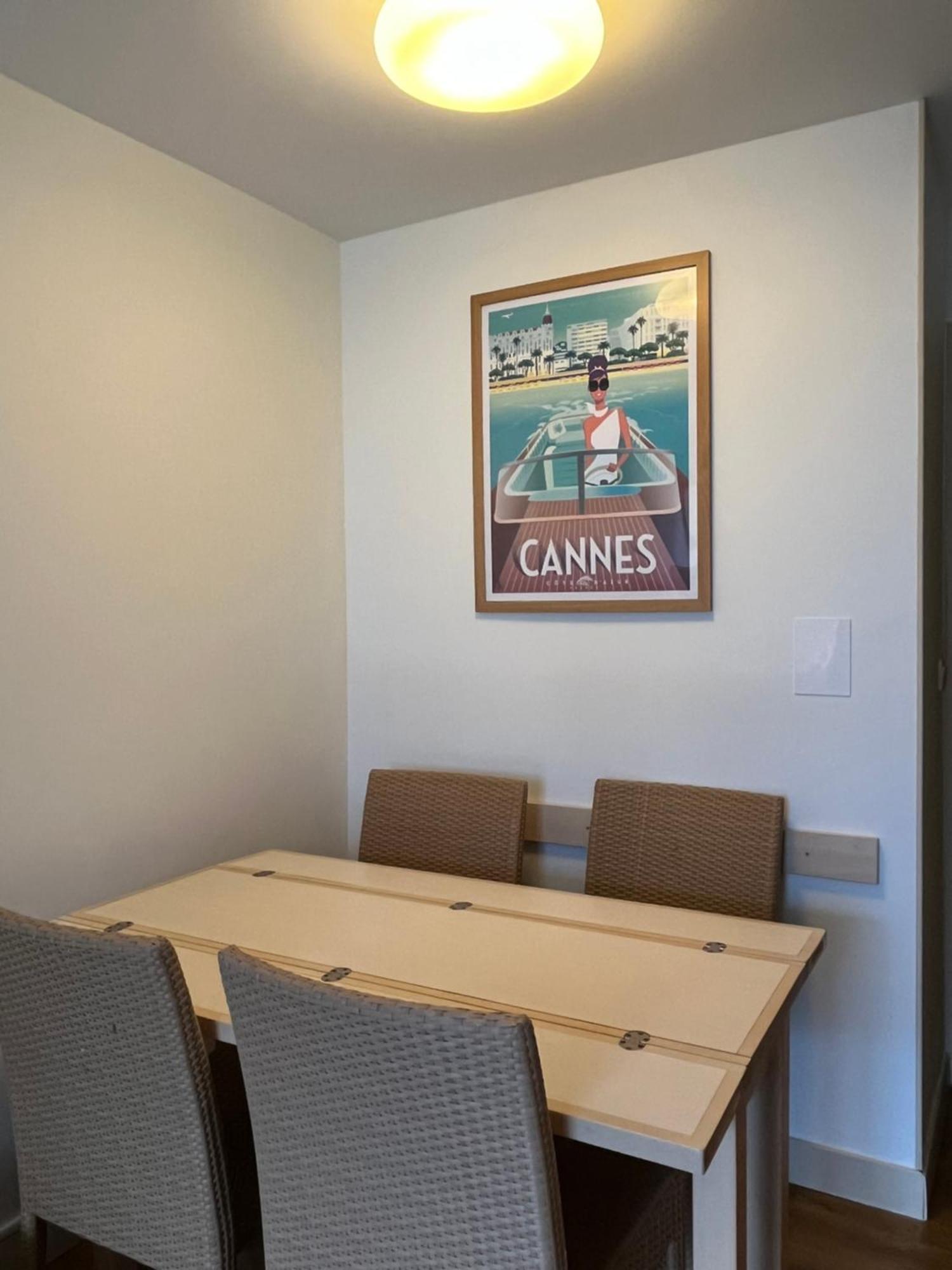 Superbe Appartement Une Chambre Vue Mer Piscine Tennis Cannes Exterior foto
